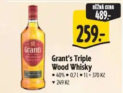 Albert Grant’s Triple Wood Whisky nabídka