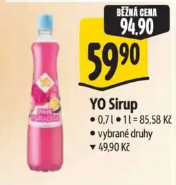 Albert Yo sirup nabídka
