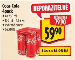 Albert Coca-Cola 4pack nabídka