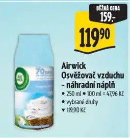 Albert AirWick OSVĚŽOVAČ VZDUCHU – NÁHRADNÍ NÁPLŇ nabídka