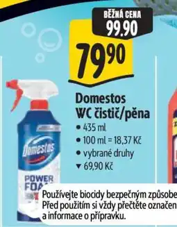 Albert Domestos WC čistič pěna nabídka
