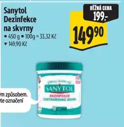 Albert Sanytol Dezinfekce na skvrny nabídka