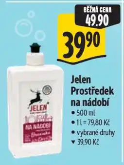 Albert Jelen prostředek na nádobí nabídka