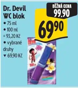 Albert Dr.Devil WC blok nabídka