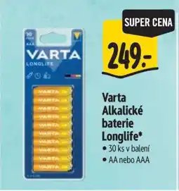 Albert VARTA Alkalické baterie LONGLIFE nabídka
