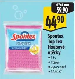 Albert Spontex Top Tex houbové utěrky nabídka