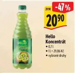 Albert Hello koncentrát nabídka