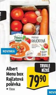 Albert Albert Menu box Rajčatová polévka nabídka