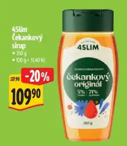 Albert 4Slim čekankový sirup nabídka