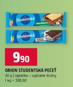 Terno Orion Studentská pečeť nabídka