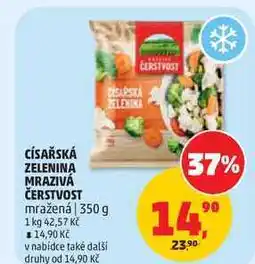 Penny Market CÍSAŘSKÁ ZELENINA MRAZIVÁ ČERSTVOST mražená nabídka