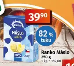 COOP TIP Ranko Máslo nabídka