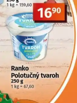 COOP TIP Ranko Polotučný tvaroh nabídka