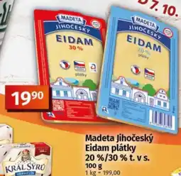 COOP TIP Madeta jihočeský eidam plátky nabídka