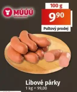 COOP TIP Múúú libové párky nabídka