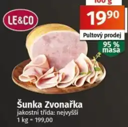COOP TIP Le&co šunka zvonařka nabídka