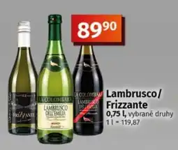COOP TIP Lambrusco / Frizzante nabídka