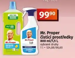COOP TIP Mr. Proper čistící prostředky nabídka