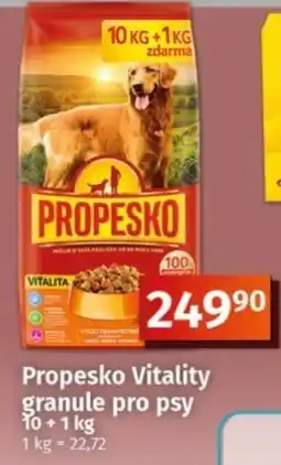 COOP TIP Propesko Vitality granule pro psy nabídka