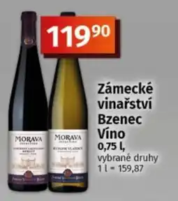 COOP TIP Morava Zámecké vinařství Bzenec Víno nabídka