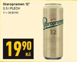 Žabka Staropramen 12° nabídka