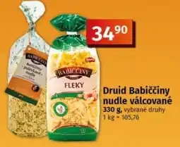 COOP TIP Druid Babiččiny nudle válcované nabídka