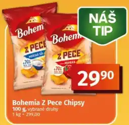COOP TIP Bohemia z pece chipsy nabídka