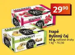 COOP TIP Frapé Bylinný čaj nabídka