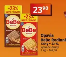 COOP TIP Opavia BeBe Rodinné nabídka