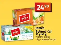 COOP TIP Jemča Bylinný čaj nabídka