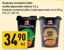 Žabka Oyakata instantní jídlo nudle japonské classic nabídka