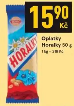 Žabka Horalky Oplatky nabídka