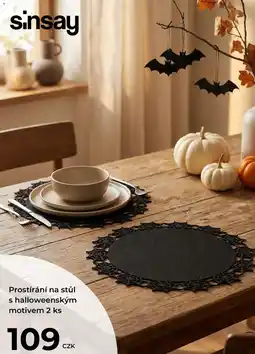 Sinsay Prostírání na stůl s halloweenským motivem nabídka