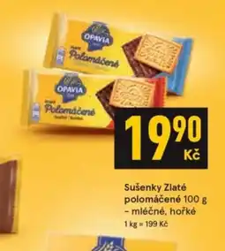 Žabka Opavia sušenky zlaté polomáčené nabídka