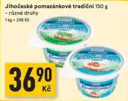 Žabka Jihočeské pomazánkové tradiční nabídka