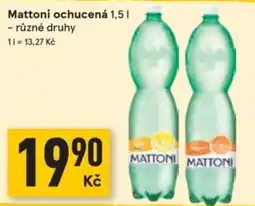 Žabka Mattoni ochucená nabídka