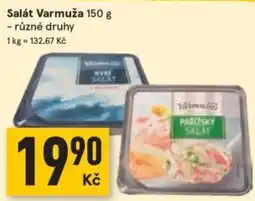 Žabka Varmuža salát nabídka