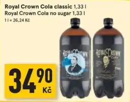Žabka Royal Crown Cola classic nabídka