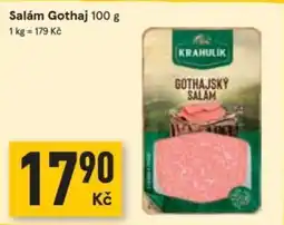 Žabka Krahulik gothajský salám nabídka