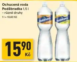 Žabka Poděbradka ochucená voda nabídka