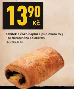 Žabka Závitek s čoko náplní a pudinkem nabídka