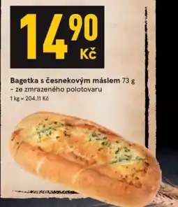 Žabka Bagetka s česnekovým máslem nabídka