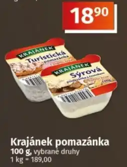 COOP TIP Krajánek pomazánka nabídka