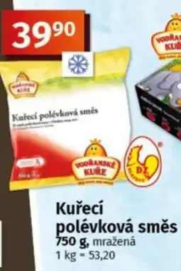 COOP TIP Vodránské kuře kuřecí polévková směs nabídka