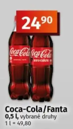 COOP TIP Coca-Cola/Fanta nabídka