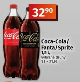 COOP TIP Coca-Cola / Fanta / Sprite nabídka