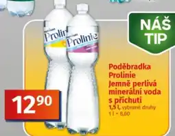 COOP TIP Poděbradka Prolinie jemně perlivá nabídka