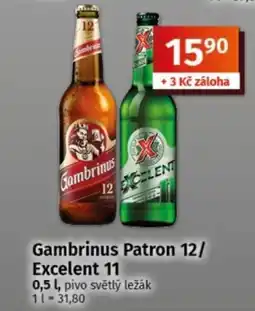 COOP TIP Gambrinus Patron 12/Excelent 11 nabídka