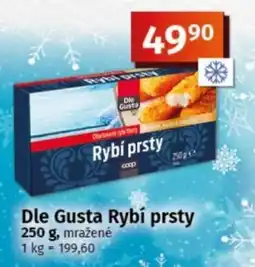 COOP TIP Dle Gusta Rybí prsty nabídka