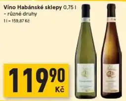 Žabka Víno Habánské sklepy nabídka